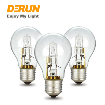 Halogen Bulb A60 G45 Candle Quartz Glass - العديد من القوة الكهربائية وأنواع القاعدة (18W -105W ، E27/E26/B22/A55/A19) 110V/220V