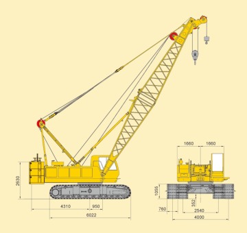 75 Ton Lifting Capacity Crawler Crane