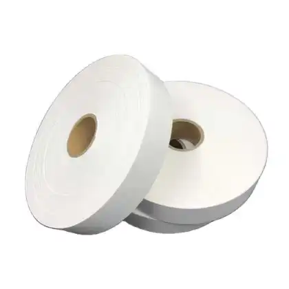 Wholesale Hand Tearable Ribbon 100% Nylon Acetate Easy Tear Custom Size Nylon Fabric Taffeta Roll for Care Label