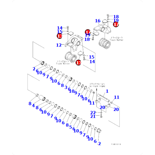 PAD17A-30-16131/17A3016131 is applicable to models such as D155A-5 and D155AX-3 of the bulldozer