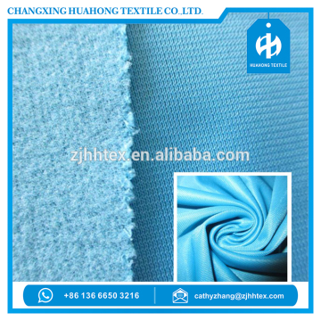 Permeable tricot soft velvet fabric for tracksuits wholesale fabric china