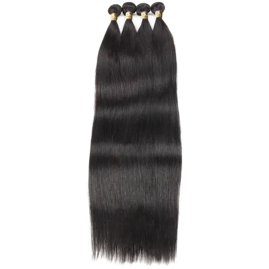 Raw Long 40 Inch Raw Indian Human Hair Straight Bundles 10A Grade Cuticle Aligned Natural Human Hair Weave Extension For Women