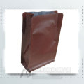 Cokelat aluminium kopi Zipper Kemasan kantong