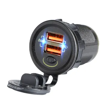 Wholesale 36W 24V 12V Chargers - Fast Charging Socket with 2 USB Type C and Car Chargers