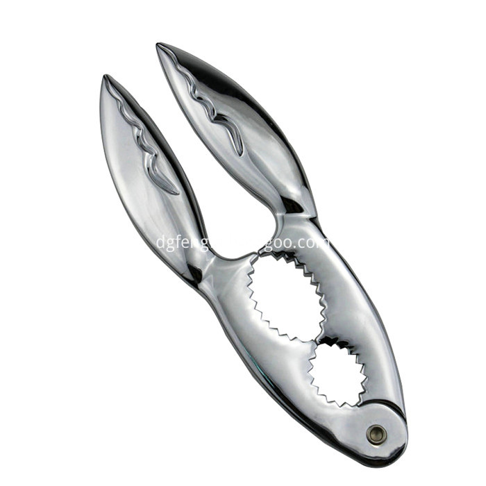 High quality zinc alloy seafood tongs crab pliers