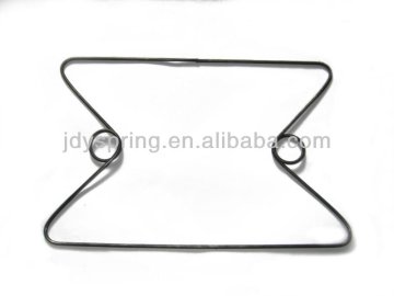 Mattress edge support spring component