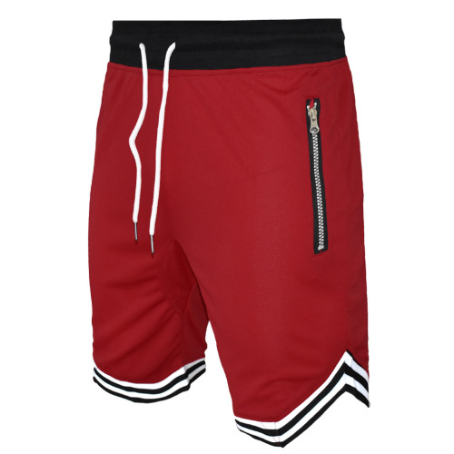 Men's Athletic Training Gym shorts with zipper pocket