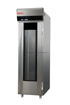Single Door 36 Trays Electric Dough Proofer Bread Making Machinery
