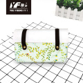 Custom Forest Animal Style PU Cuero Bag Bag Cosmetic Bag Case y bolso multifuncional