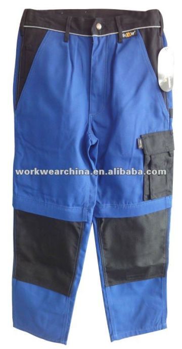 Blue work canvas pant