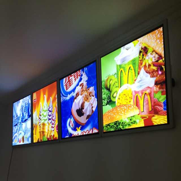 LED Picture Frame for Fast Food Menu Signboard