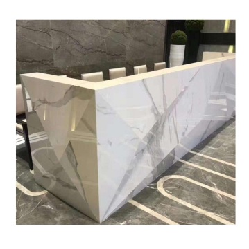 Calacatta White Quartz Slab Harga untuk Countertops Dapur