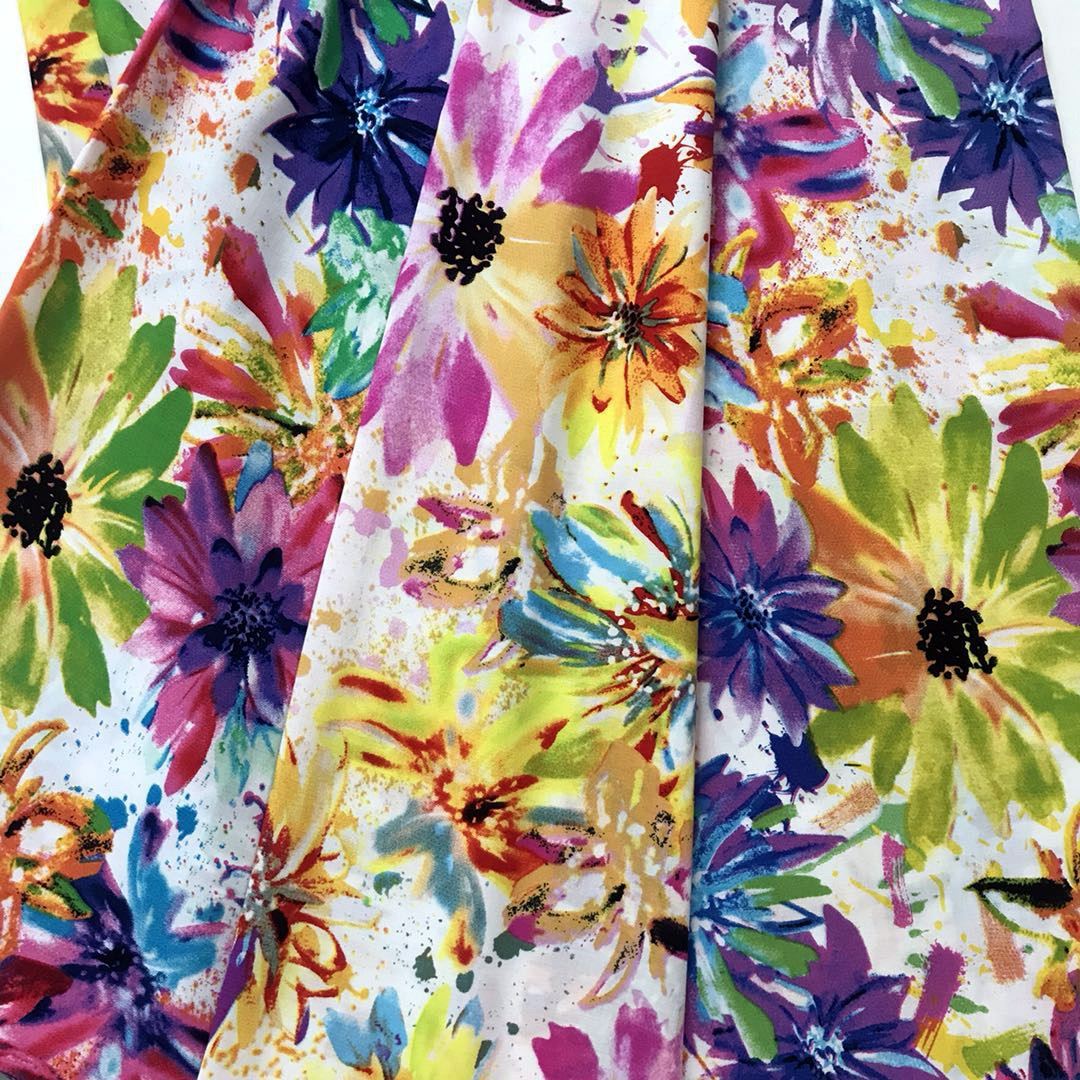  summer rayon semi digital fabric