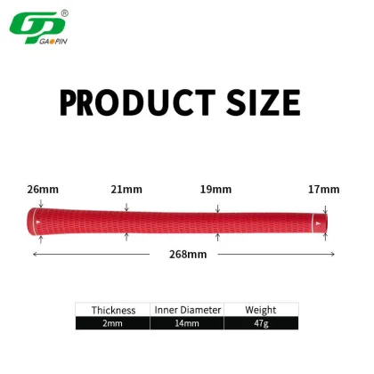 Golf Club Grips with Soft Rubber in Multi-Colors