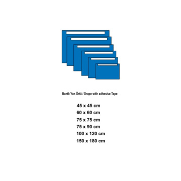 Sterile Surgical Drape with Adhesive Tape