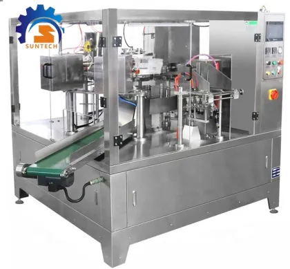 Almond Pecan Macadamia Nuts Granule Doypack Pouch Packing Machine