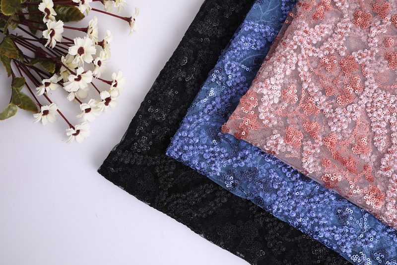 3mm Matt Sequin Embroidery Fabric