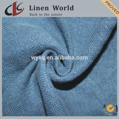 Linen Blended Plain Dyed Sofa Fabric Home Textile