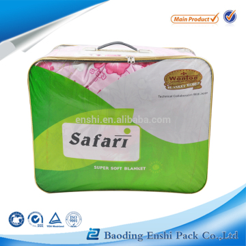 high quality customized transparent pvc quilt bag