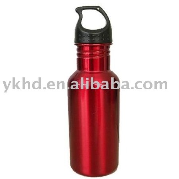 red plastic bottle packaging bottle