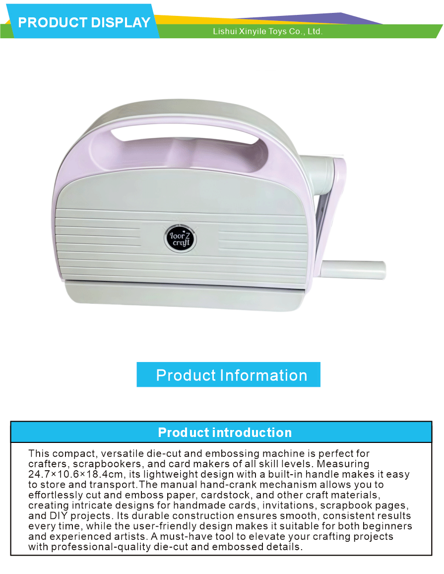 Hand Cranked Die Cut Embossing Machine