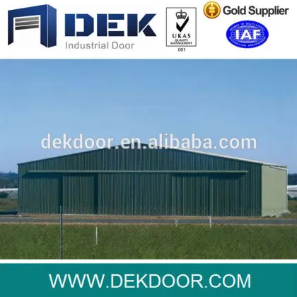 Industrial sliding steel door