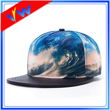 Custom 5 Panel Dye Sublimation Snapback Cap