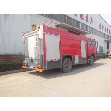 Water Foam Powder Combined Fire Truck
