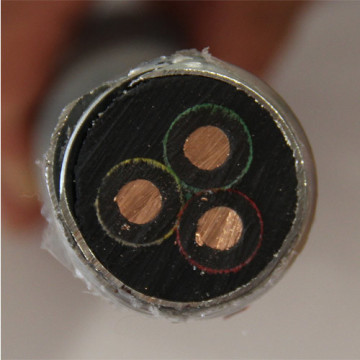 PP  Insulated  and  NBR  Sheathed, Galvanized  Steel  Tape  Interlocked  Submersible  Oil  Pump Cable 