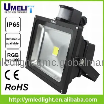 20w led flood lights with pir sensor