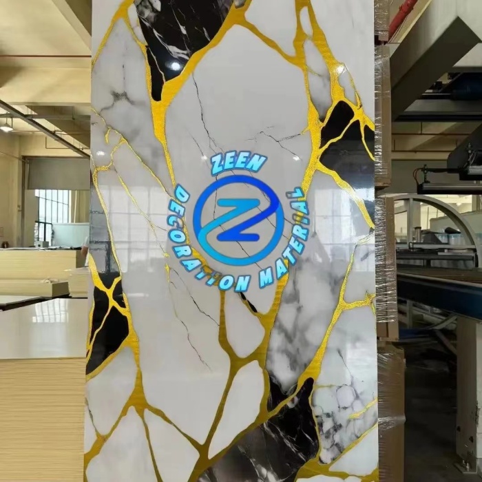 Haiwan peliharaan marmar tekstur berterusan buluh kayu venir kayu