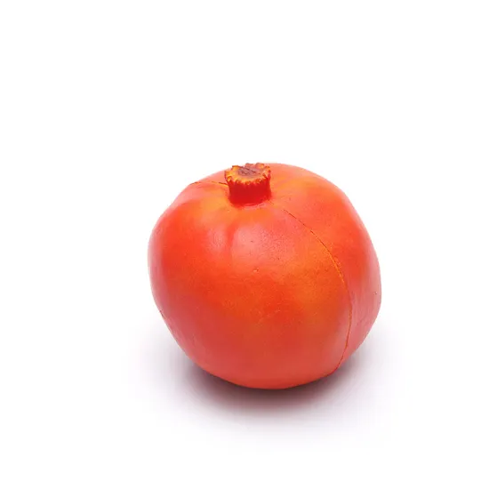Custom Color Size China Promotional Mini PU Pomegranate Squishy Fruit Toy for Kids