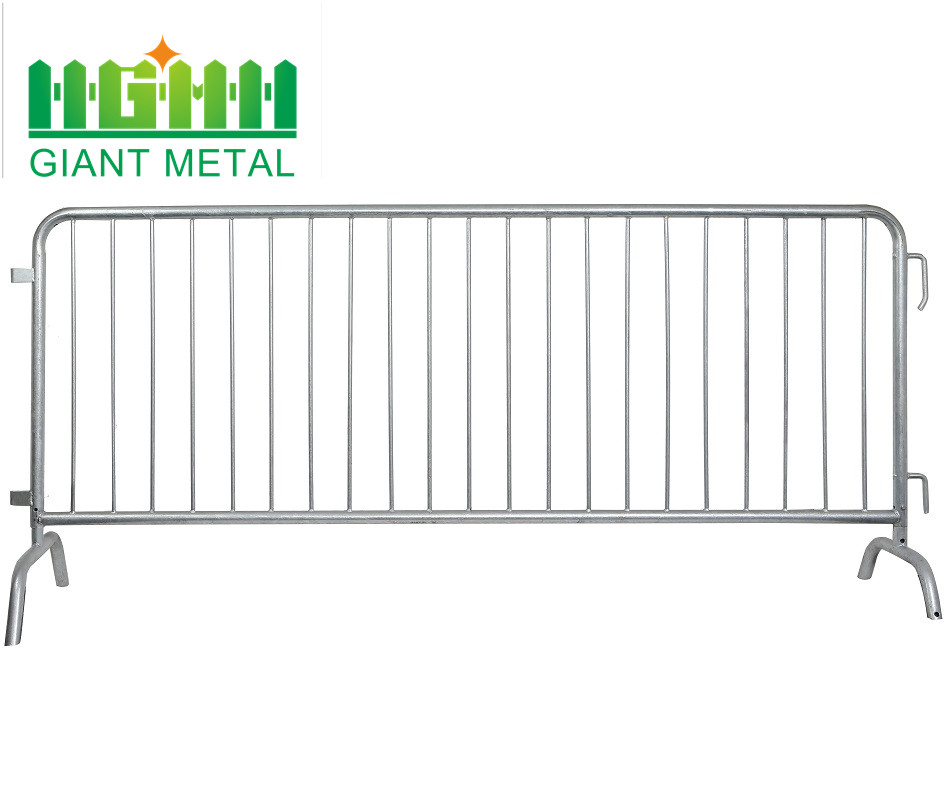 Galvanized Steel Temporary Crowd Control Barrier Fence