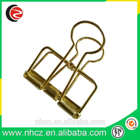 Gold Hole 19MM Binder Clip