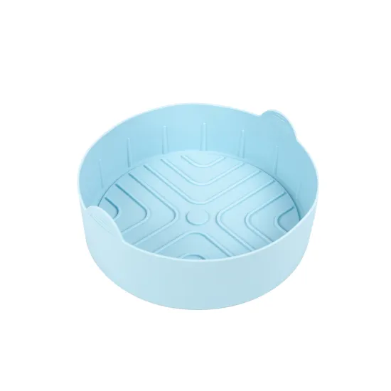 Blue High-Quality Silicone Pot Mold for Air Fryer Accessories