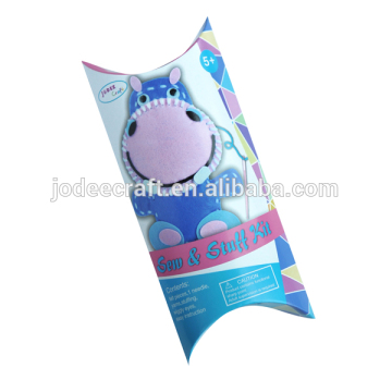 Hot Sell DIY craft kids sewing dolls---Hippo
