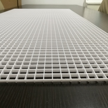 White Plastic Egg Crate Ceiling Panels