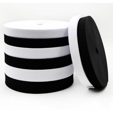 Colored flat knitted rubber elastic tape 10mm
