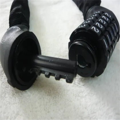 Bicycle anti-theft chain lock bike cipher lock