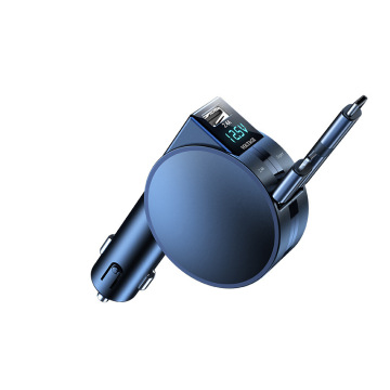 60W 3-in-1 Intelligent Car Charger with QC3.0 Fast Charge Technology: Latest Arrival for Efficient Vehicle Power Solution