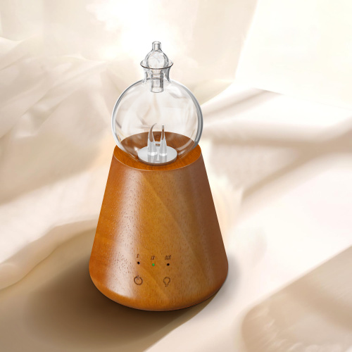30ML Wood and Round Glass Essential Oil Nebulizer