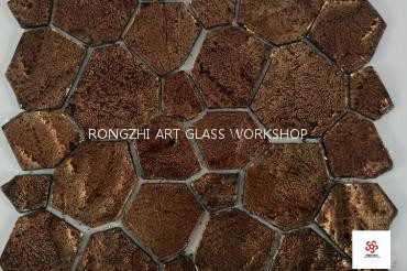 Metallic Luster of The Stone Glass Mosaic Tile