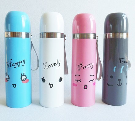 Tiger Vacuum Flask, Double Wall Stainless Steel Vacuum Flask/Thermos Flask/Bullet Vacuum Flask