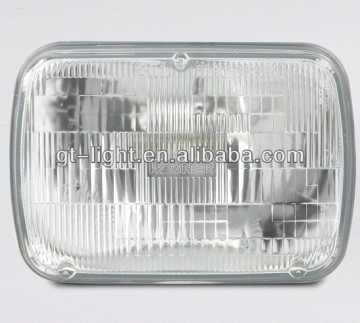 Auto head lamp 7" square H6054 halogen sealed beam