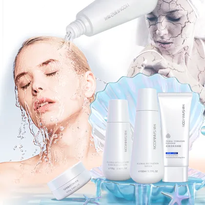 Oily Skin Care Set for Sensitive Skin: Beauty Products and Cosmetics