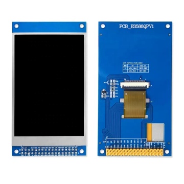 3.5 นิ้ว 320x480 โมดูลแอลซีดี-MCU-8 MCU-16Bit Sunlight Touch Display ที่อ่านได้ซึ่งเข้ากันได้กับ Arduino