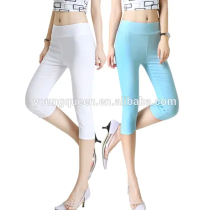 ZC20 Women's summer fashion leggings stretch pants candy colored pencil pants 7 points pants wholesale