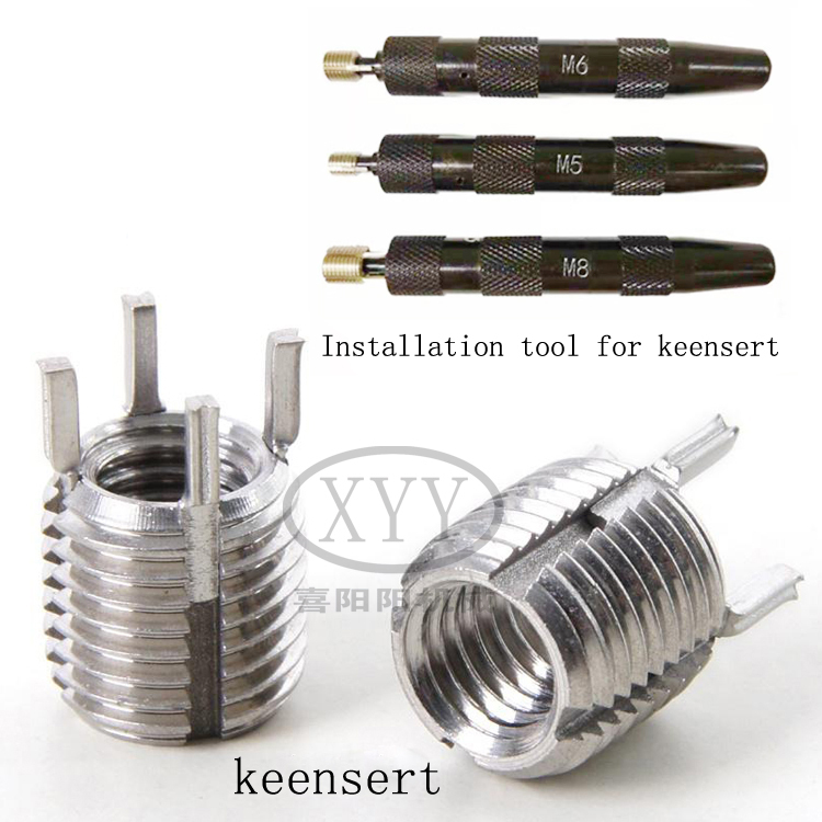 M2-M20 Key Pin Type Threaded Bushing Fastener Light Heavy Bolt Insert Steel Stainless Steel Box Packing Metric Measurement