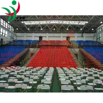 Electric Telescopic Bleachers for Indoor Stadiums