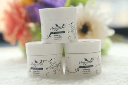 Glitter uv gel cover pink gel uv builde gel